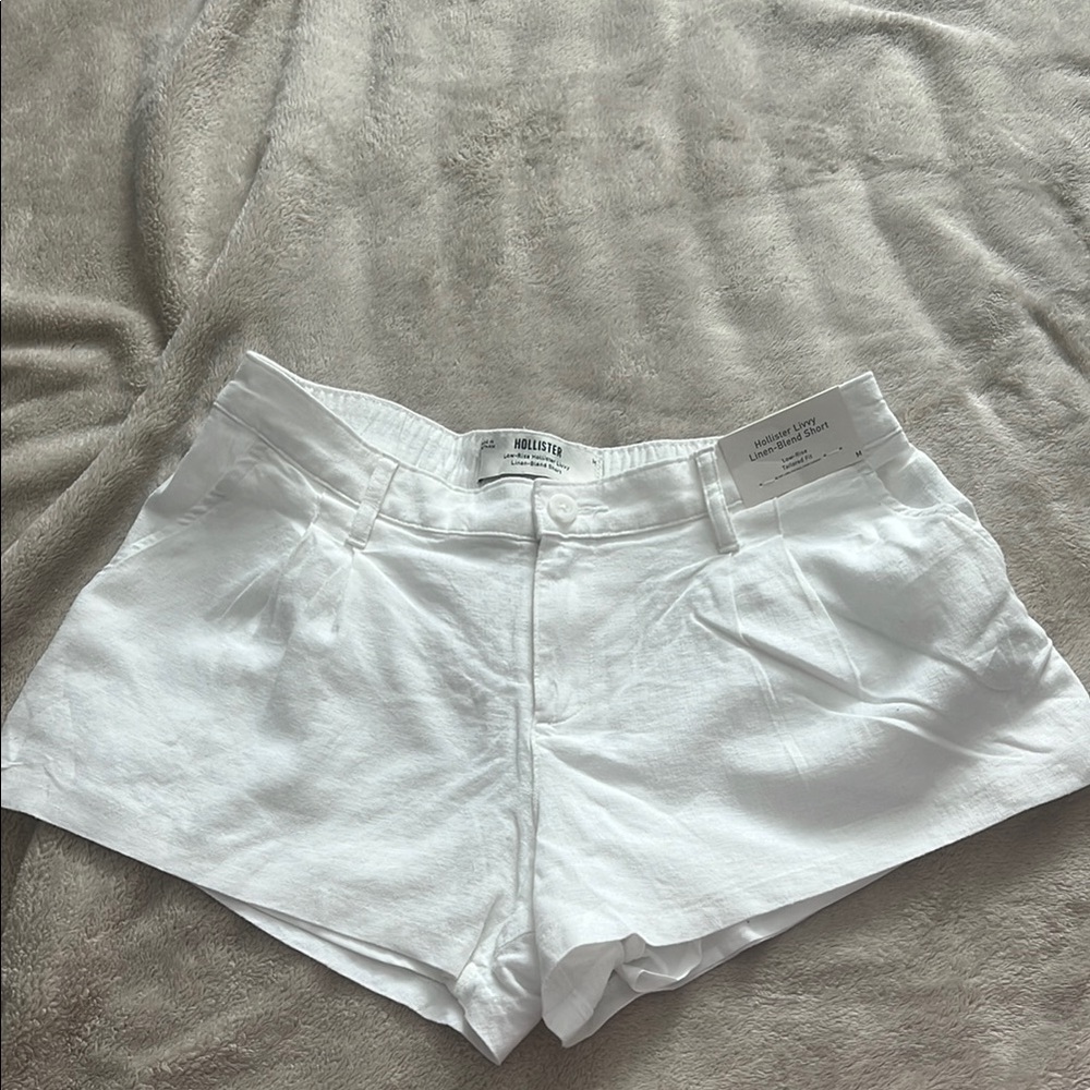 Hollister low rise linen shorts